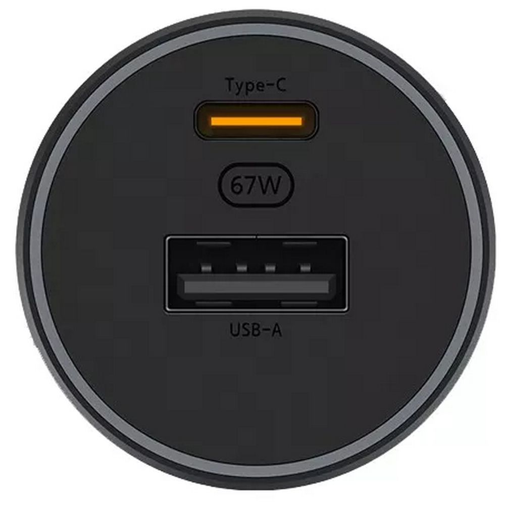Устройство зарядное автомобильное Xiaomi 67W Car Charger (USB-A + Type-C) (BHR6814GL) — фото 3