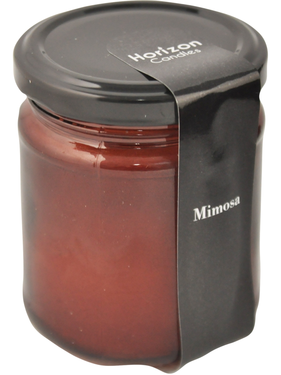 Свеча ароматическая h80d65 мм МИМОЗА в банке "Horizon Candles"