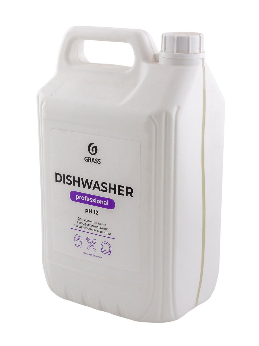Средство моющее для посудомоечных машин 6,4 кг DISHWASHER канистра "Grass" — фото 1