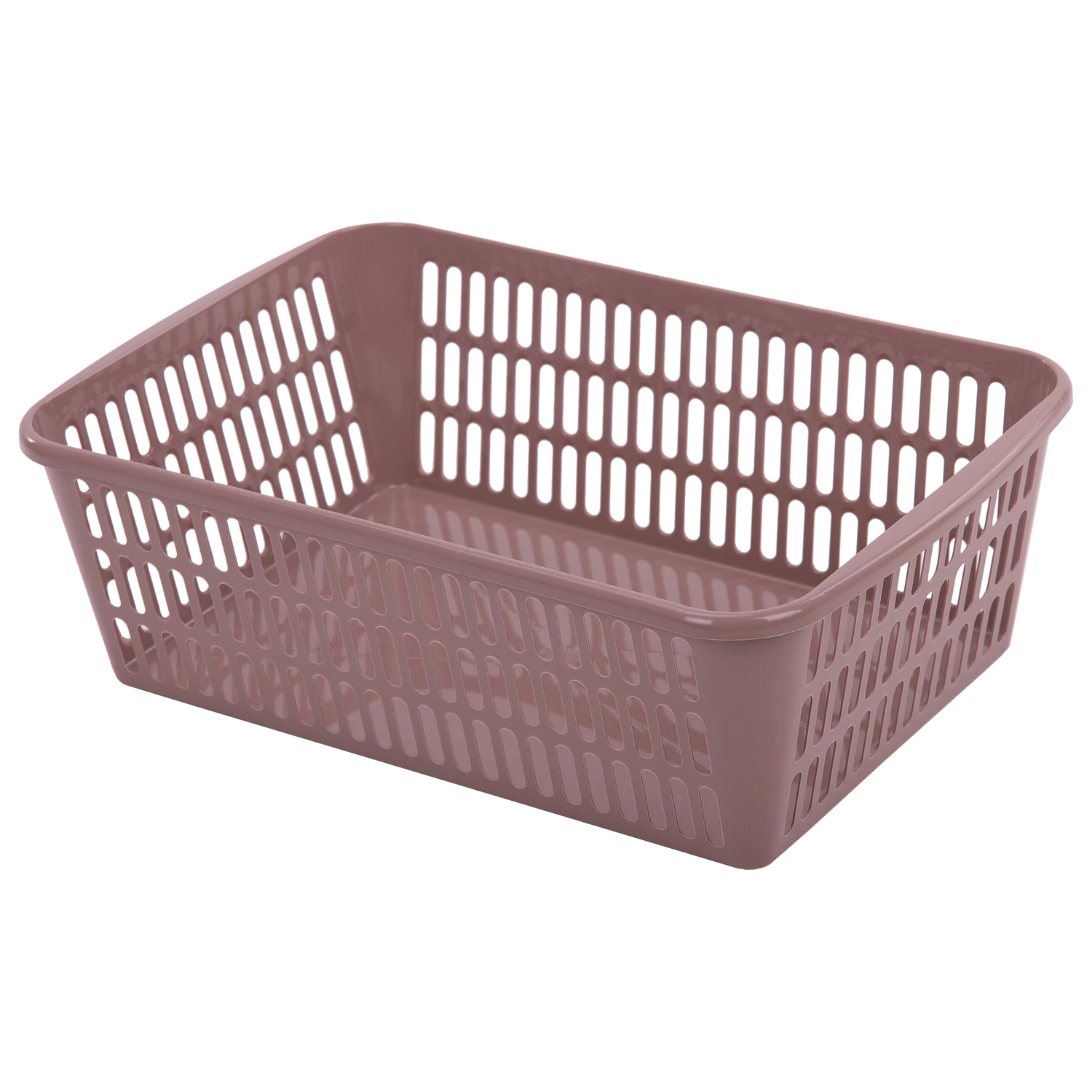 Корзинка 4 литра универсальная, 9,5×30×19,5 см, для хранения, пластик, ассорти, 332 — фото 1
