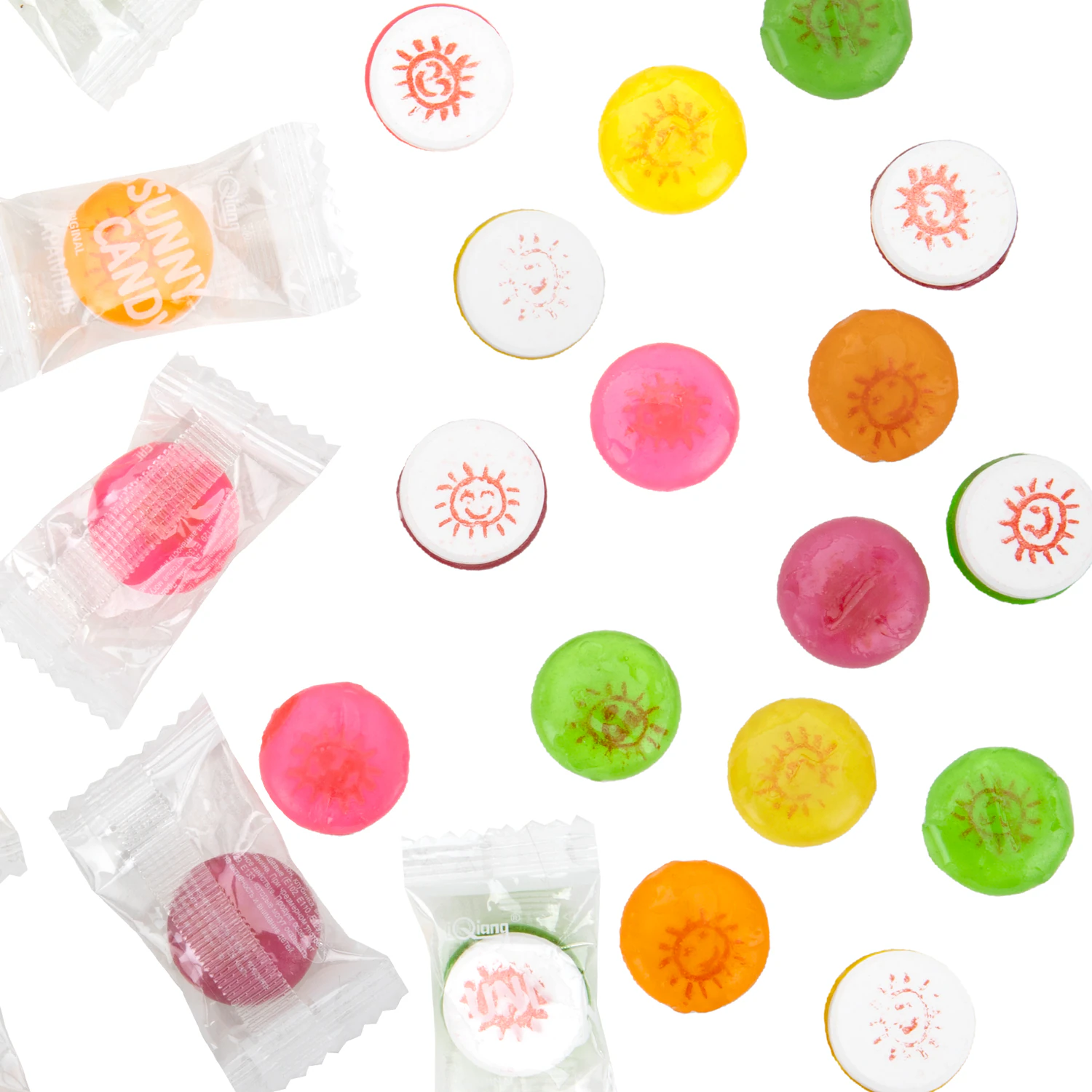 Карамель леденцовая SUNNY CANDY, микс вкусов с аскорбинкой, в индивидуальной упаковке, 1000 г — фото 6