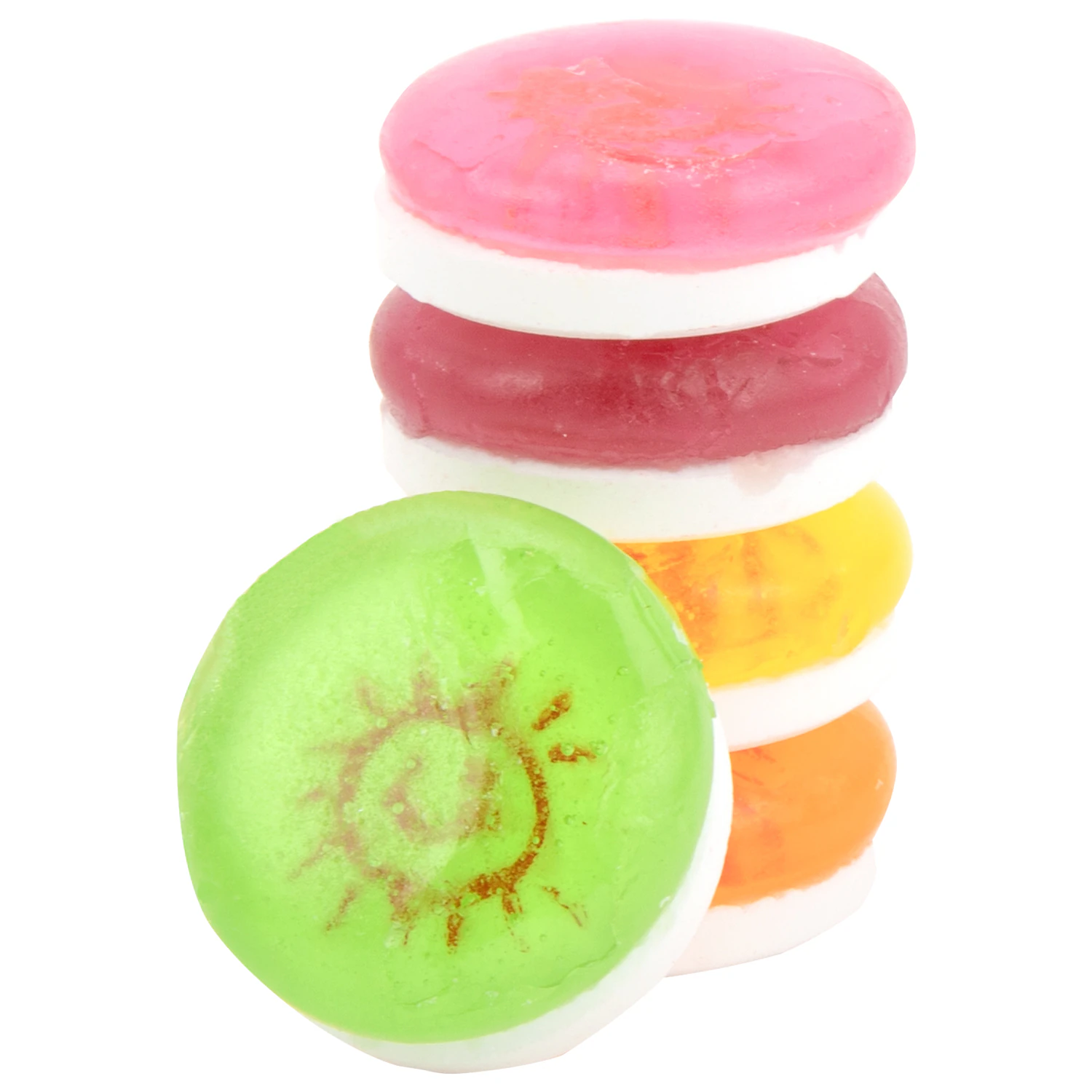 Карамель леденцовая SUNNY CANDY, микс вкусов с аскорбинкой, в индивидуальной упаковке, 1000 г — фото 3