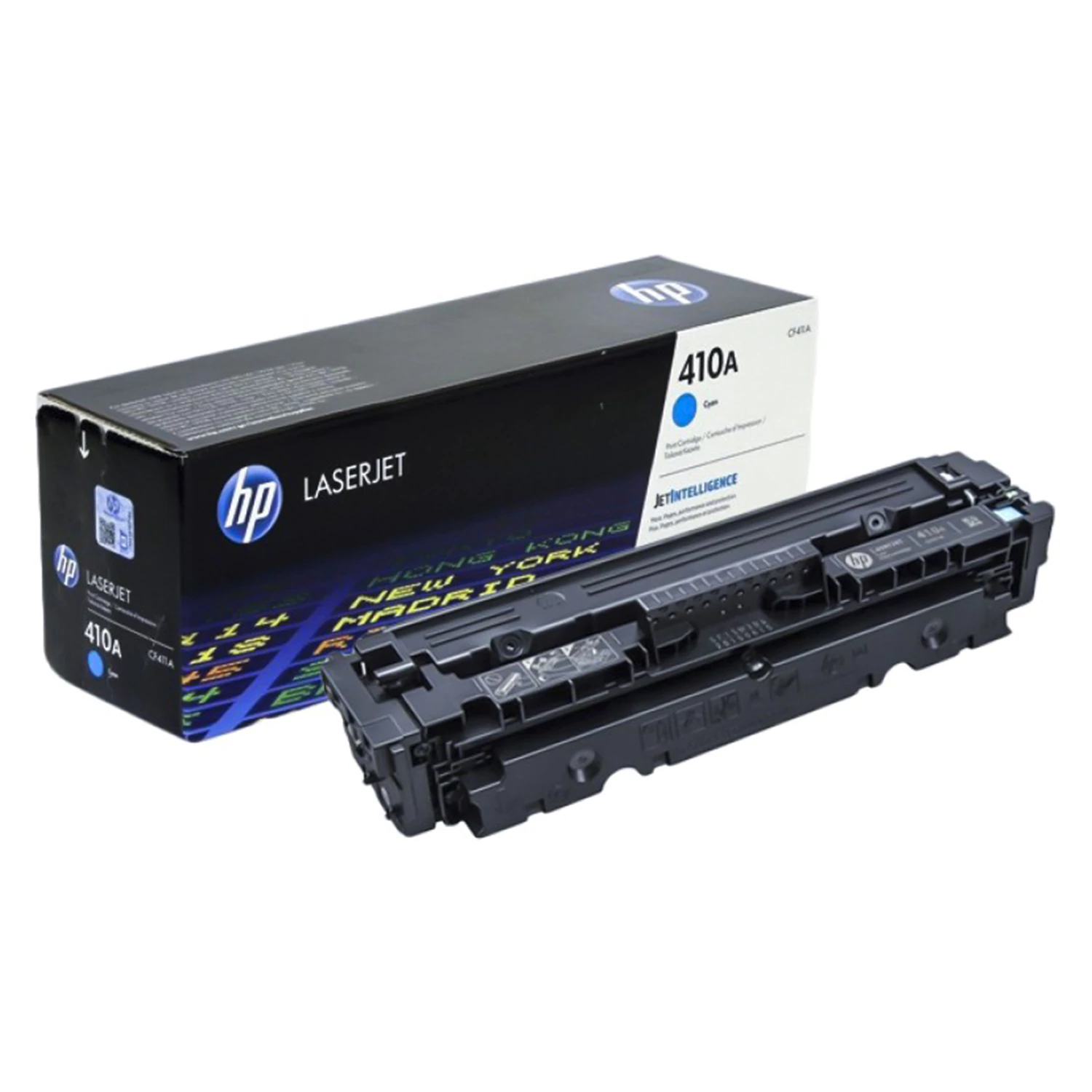 Картридж лазерный HP (CF411A) LaserJet Pro M477/M452, №410A, голубой, оригинальный, ресурс 2300 страниц — фото 2